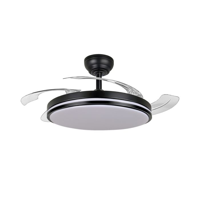 LED Світильник з вентилятором CLF01 60W 3000K-4200K-6000K Black, VIDEX