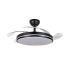 LED Світильник з вентилятором CLF01 60W 3000K-4200K-6000K Black, VIDEX