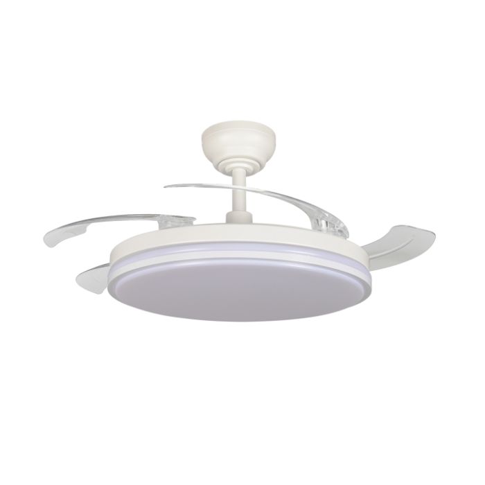 LED Світильник з вентилятором CLF01 60W 3000K-4200K-6000K White, VIDEX