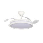 LED Світильник з вентилятором CLF06 60W 3000K-4200K-6000K White, VIDEX