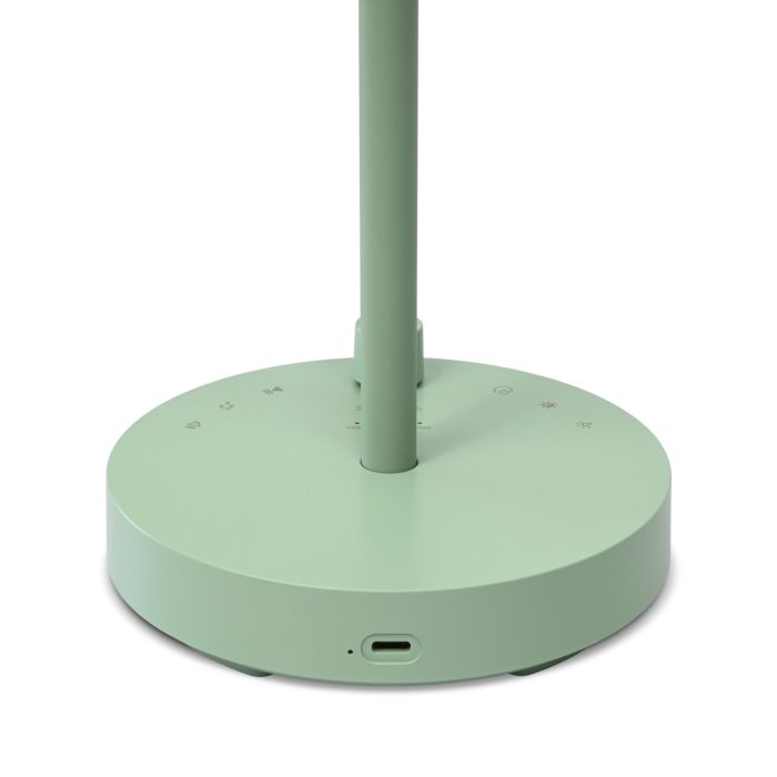 Лампа настiльна свiтлодiодна з акумулятором VIDEX VL-TF23G 8.5W 4000K+RGB Green, Videx