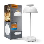 Лампа настiльна свiтлодiодна з акумулятором VL-TF23W 8.5W 4000K+RGB White, Videx