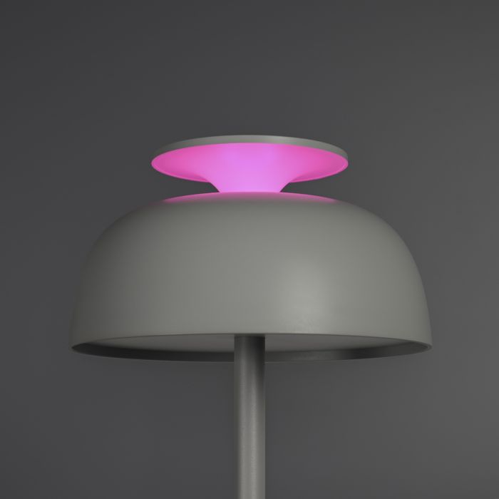 Лампа настiльна свiтлодiодна з акумулятором VL-TF24W 8W 4000K+RGB White, Videx
