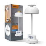 Лампа настiльна свiтлодiодна з акумулятором VL-TF24W 8W 4000K+RGB White, Videx