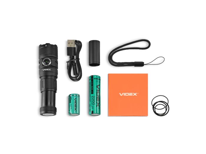 Портативний світлодіодний ліхтарик VIDEX VLF-A298 1500Lm 5000K