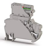 Клема Klemsan PYK 4 SLD 24V під запобіжник 4 мм сіра