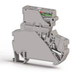 Клема Klemsan PYK 4 SLD 220V під запобіжник 4 мм сіра