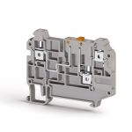 Клема Klemsan AVK 4 CEA з розмикачем 4 мм сіра