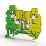 Клема Klemsan AVK 2,5 ССT заземлення 2.5 мм жовто-зелена