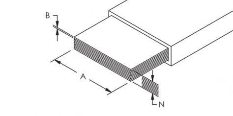 Гнучка мідна шина в ізоляції Vector VS WAVE PLUS 3x32x1, 480A, L2000mm