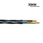 Кабель силовий ВВГ 3x4 круглий чорний, ЗЗКМ